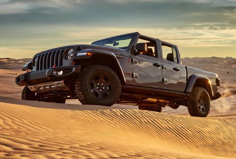 Jeep Gladiator Sand Runner Designed As Mideast Desert Stormer